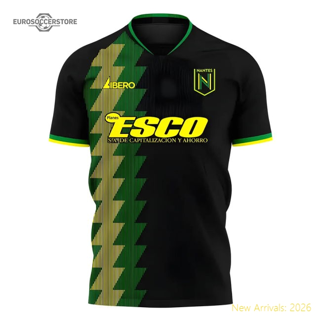 Nantes 2025-2026 Away Concept Football Kit (Libero) - Baby-PitchVibe Kits